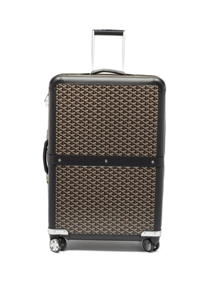 Goyard Pre-Owned Goyard Satolas GM Goyardine rolling suitcase - Black