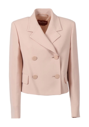 Max Mara Caprera double-breasted jacket - Pink