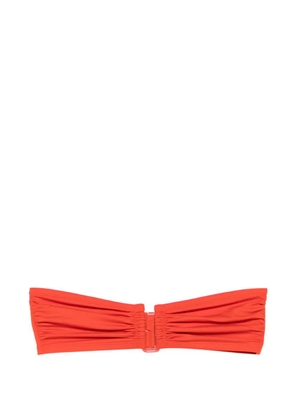 ERES ruched buckled bikini - Orange