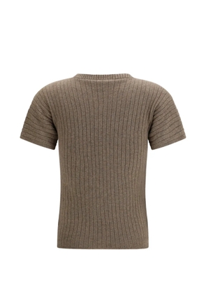 Loro Piana Coste crew-neck sweater - Brown