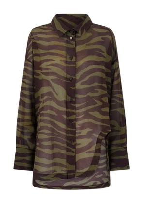 The Attico Estate Meravigliosa shirt - Brown