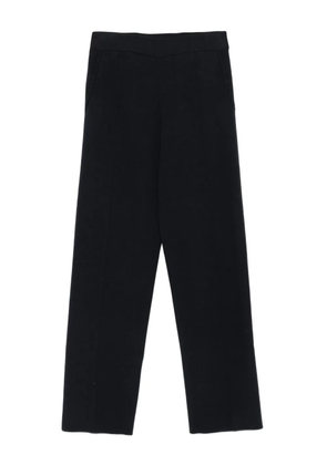 Max Mara high-waisted straight-leg trousers - Black