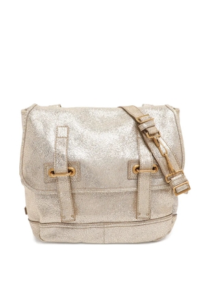 Saint Laurent Pre-Owned leather crossbody bag - Gold