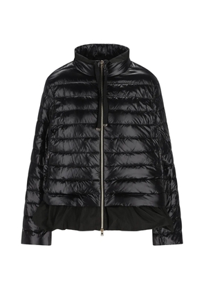 Herno zip-up quilted puffer jacket - Black