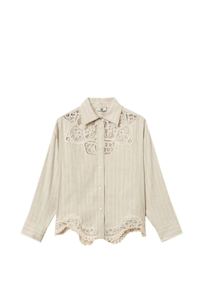 TWINSET striped shirt - Neutrals
