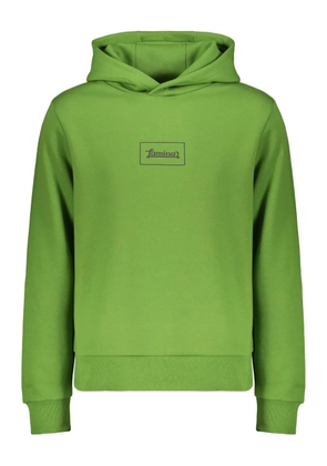Herno logo-print hoodie - Green