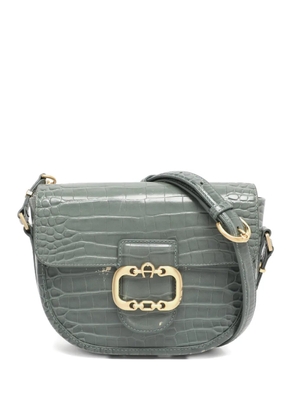 Aigner Vintage Celia embossed leather bag - Green