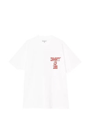 Carhartt WIP S/S Blocks printed T-shirt - White