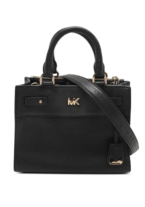 Michael Kors Vintage logo-detail leather tote bag - Black