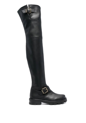 Jimmy Choo Biker ll knee-high boots - Black