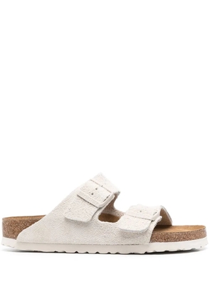 Birkenstock Arizona suede sandals - White