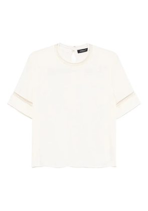 Fabiana Filippi sleeve-detail blouse - Neutrals