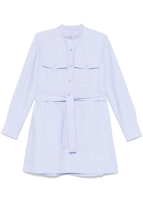 Givenchy embroidered mini dress - Blue