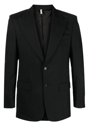 Sunflower single-breasted wool blazer - Black