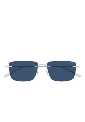 Montblanc rectangle sunglasses - Silver
