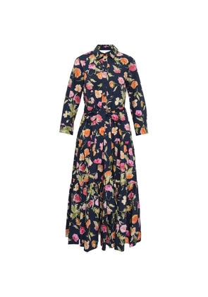 Carolina Herrera tiered shirt dress - Blue