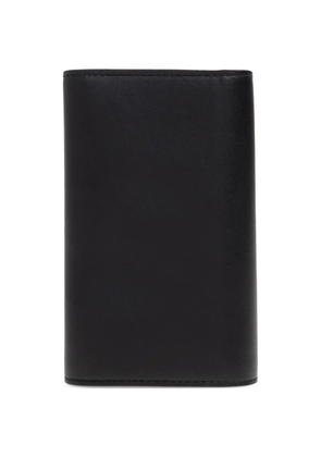 Tod's logo-plaque wallet - Black