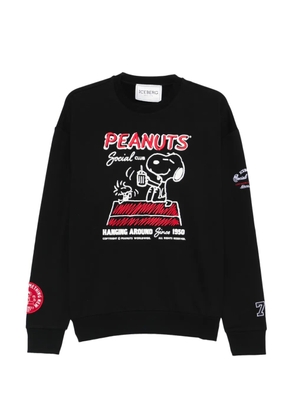 Iceberg peanuts graphic crew-neck sweater - Black