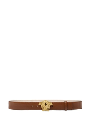 Versace La Medusa leather belt - Brown