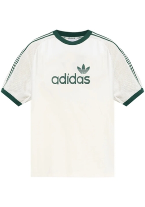 adidas mesh-panel T-shirt - White