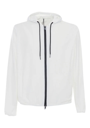 Tombolini hooded zip-fastening jacket - White