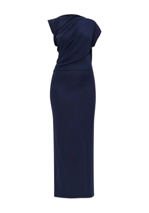 Cult Gaia Jona draped short-sleeve maxi dress - Blue