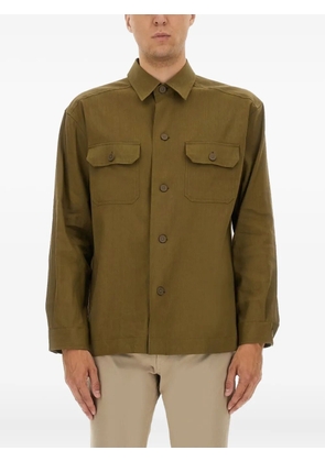 BOSS double-pocket shirt - Green