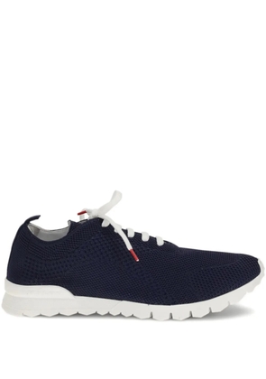 Kiton knitted-upper sneakers - Blue