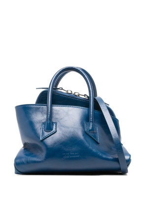 The Attico mini La Passeggiata leather tote bag - Blue
