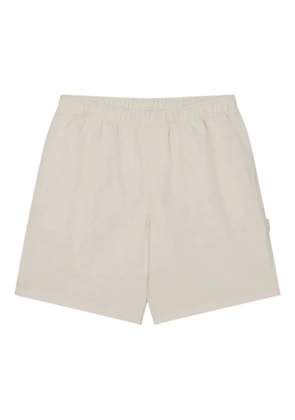 Obey utility-pocket denim shorts - Neutrals