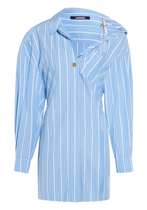 Jacquemus striped cotton dress - Blue