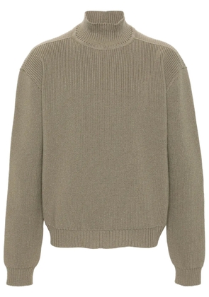 Rick Owens roll-neck virgin-wool jumper - Green