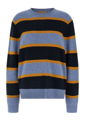 Guest In Residence striped crew-neck sweater - Blue