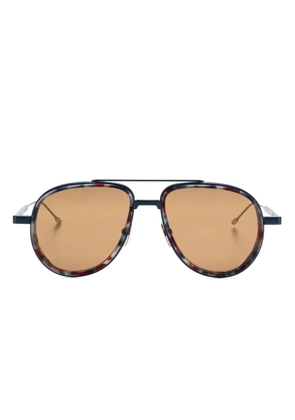Thom Browne Eyewear pilot-frame sunglasses - Blue