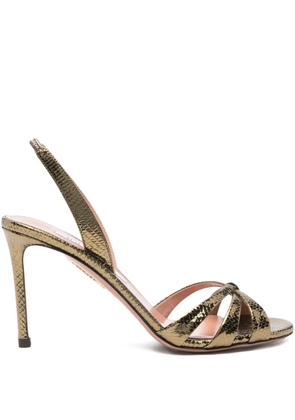 Aquazzura 85mm Tati slingback sandals - Green