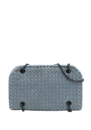 Bottega Veneta Pre-Owned 2012-2025 Grosgrain Intrecciato Duo shoulder bag - Blue