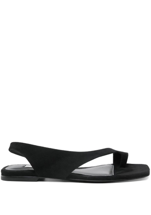 TOTEME suede sandals - Black