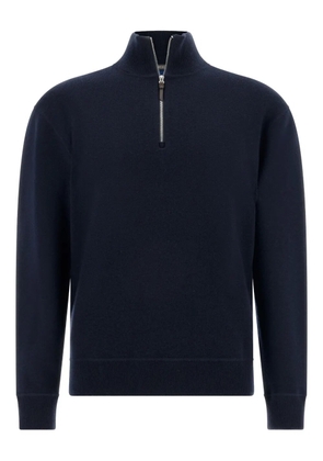 Boggi Milano half-zip sweater - Blue