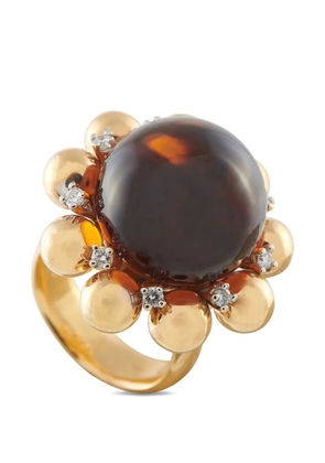 LB Exclusive diamond citrine ring - Gold