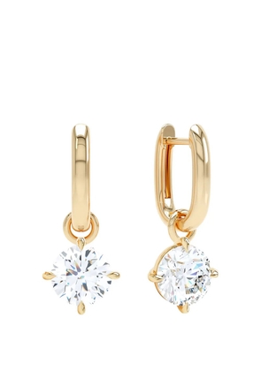 LOEV Allday diamond drop is removable earring - Gold