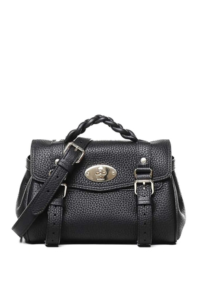 Mulberry mini Alexa braided-handle satchel - Black