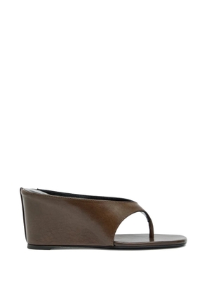 Jude Yaga wedge sandals - Brown