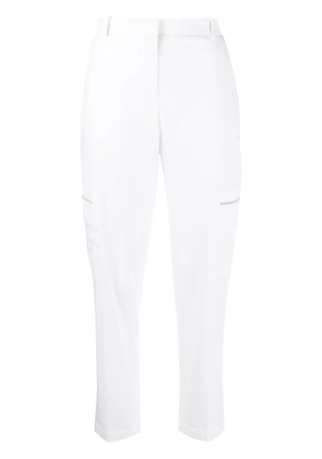 Fabiana Filippi high-waisted zip-pocket trousers - White