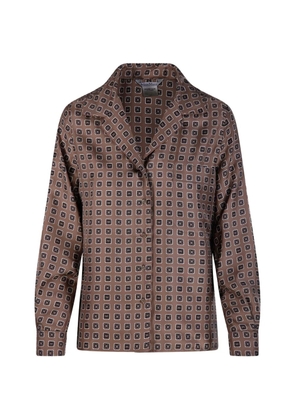Max Mara patterned shirt - Brown