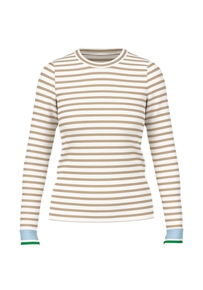 MARCCAIN striped sweater - White