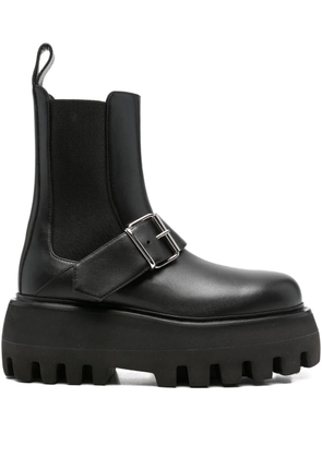 Alexander McQueen Sofa buckle-fastening boots - Black