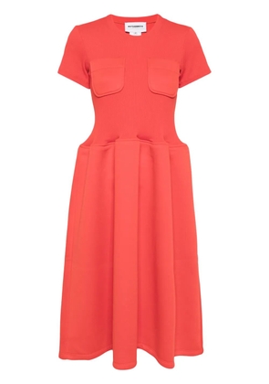 Melitta Baumeister short-sleeve flared midi dress