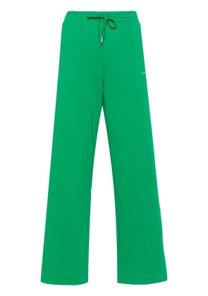 P.A.R.O.S.H. logo-embroidered straight trousers - Green