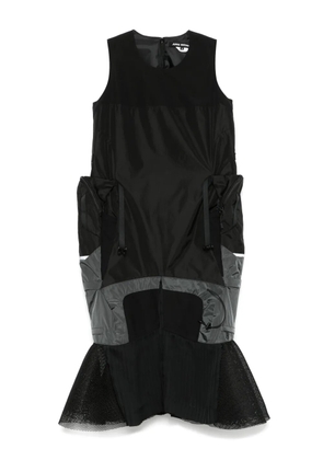 Junya Watanabe panelled midi dress - Black