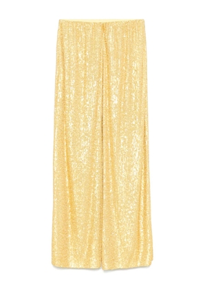 Norma Kamali sequinned trousers - Yellow